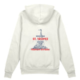 Saint Tropez Sailing Club Oversize Hoodie - Beyaz - arka görünüm