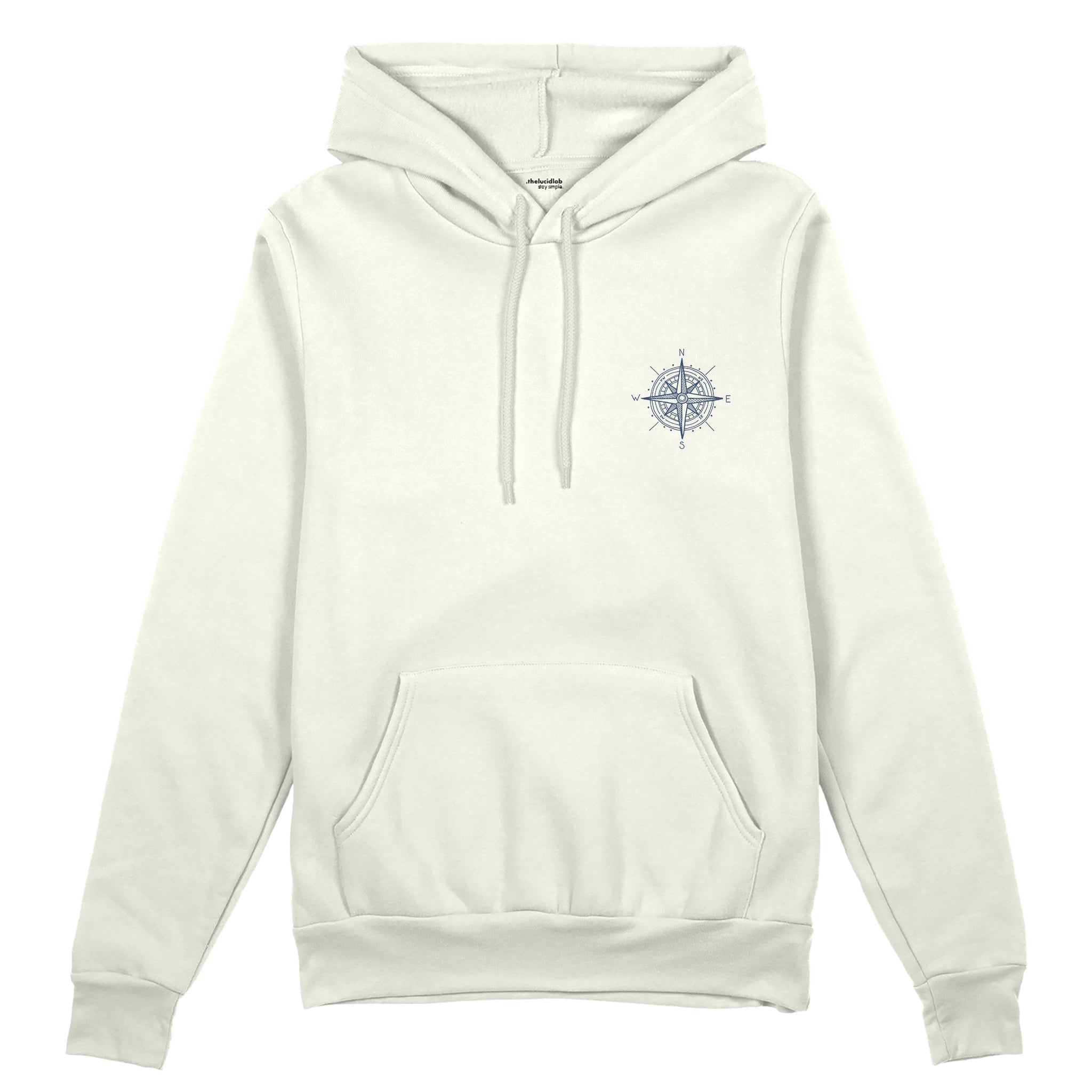 Saint Tropez Sailing Club Oversize Hoodie - Beyaz - ön görünüm