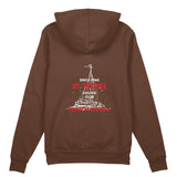Saint Tropez Sailing Club Oversize Hoodie - Kahverengi - arka görünüm
