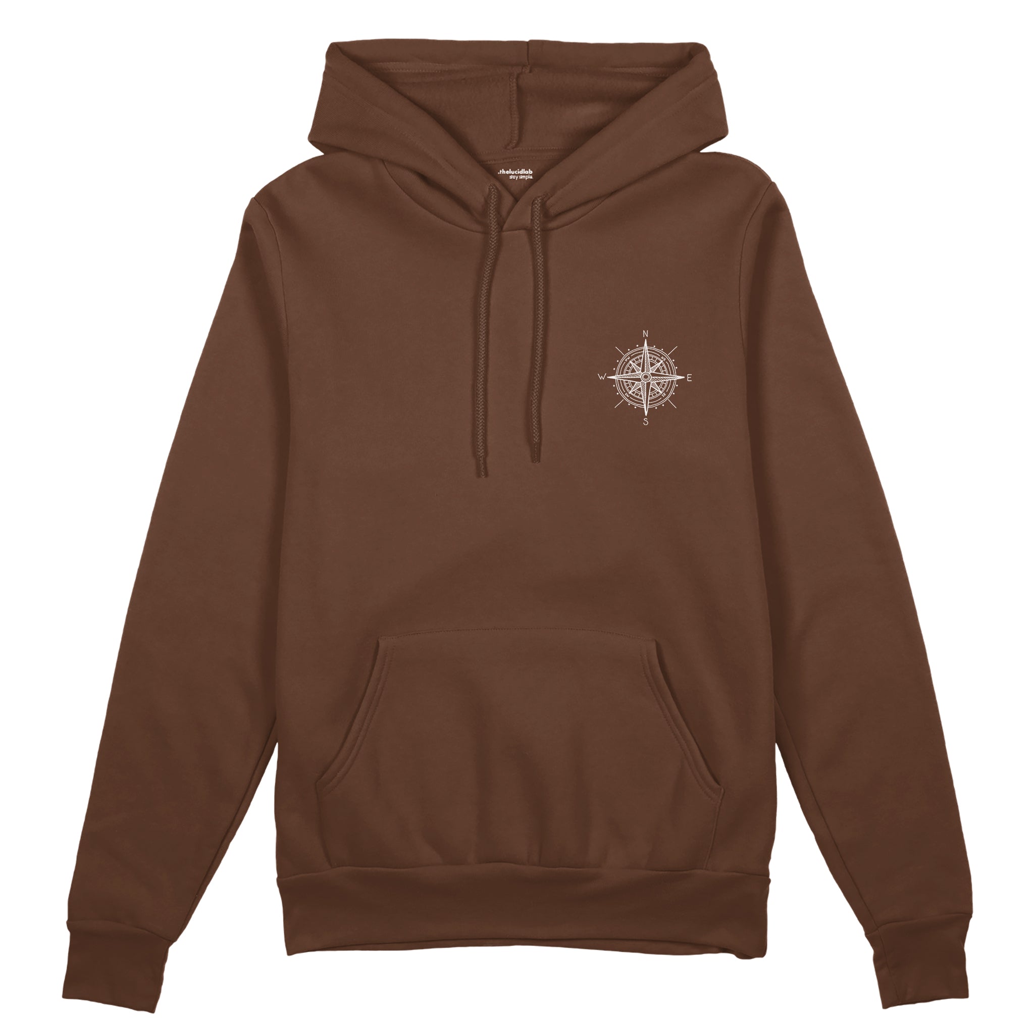 Saint Tropez Sailing Club Oversize Hoodie - Kahverengi - ön görünüm