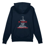 Saint Tropez Sailing Club Oversize Hoodie - Lacivert - arka görünüm