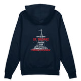 Saint Tropez Sailing Club Oversize Hoodie - Lacivert - arka görünüm