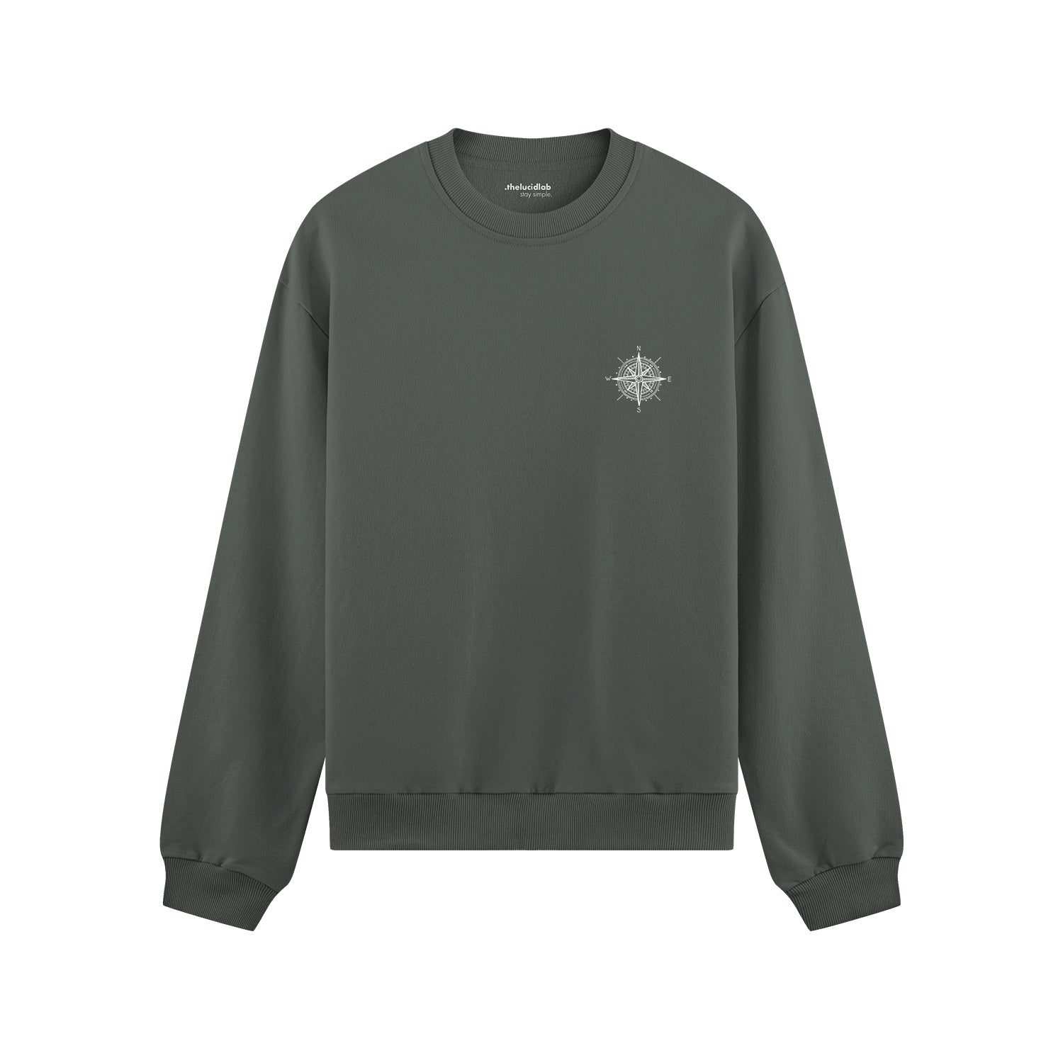 Saint Tropez Sailing Club Oversize Sweatshirt - Antrasit - ön görünüm