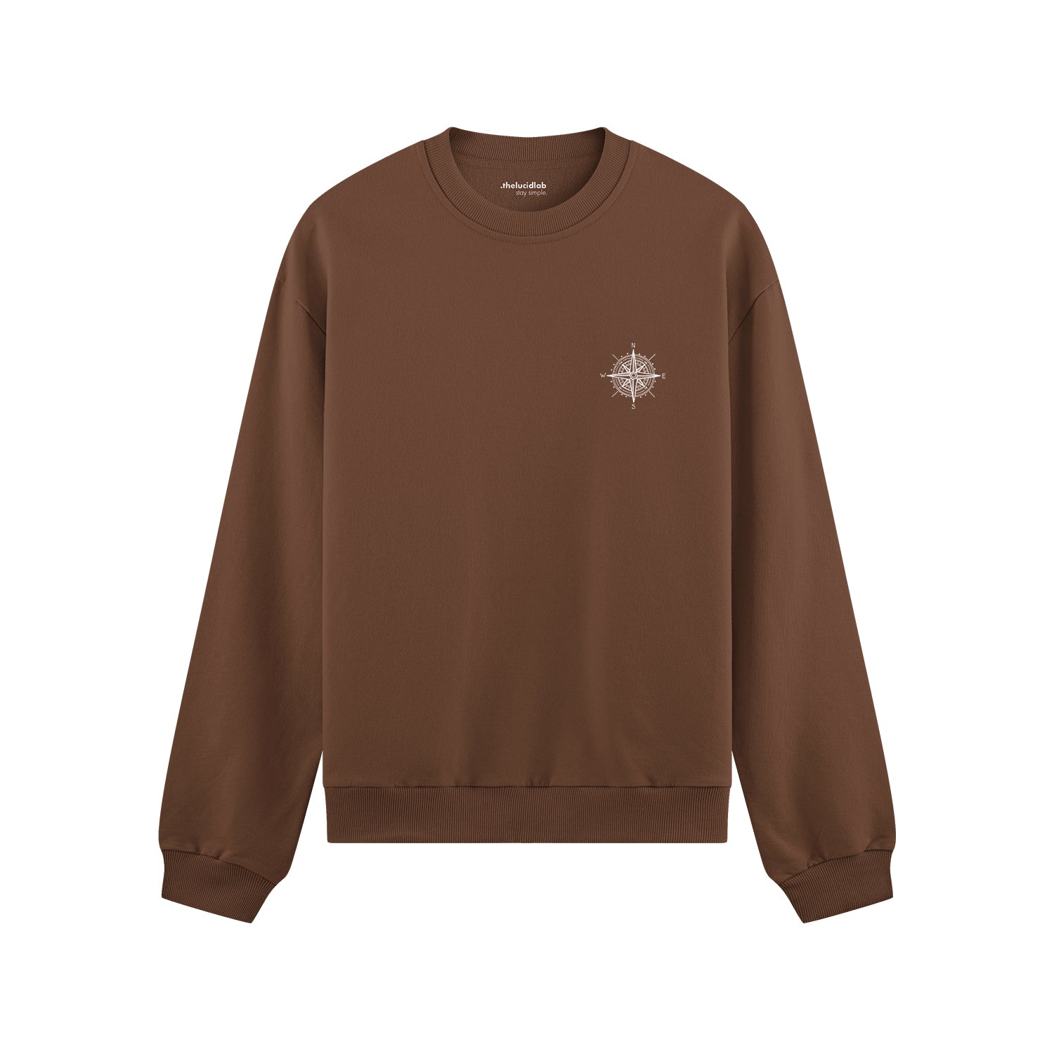 Saint Tropez Sailing Club Oversize Sweatshirt - Kahverengi - ön görünüm