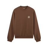 Saint Tropez Sailing Club Oversize Sweatshirt - Kahverengi - ön görünüm