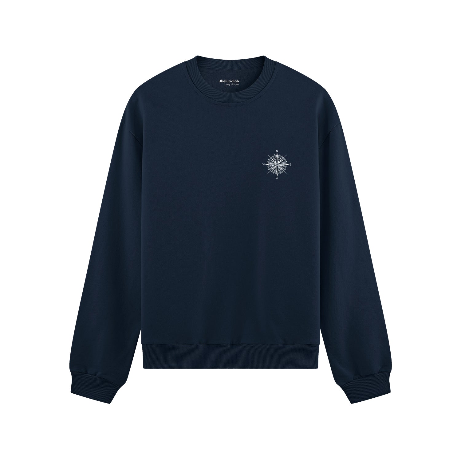 Saint Tropez Sailing Club Oversize Sweatshirt - Lacivert - ön görünüm