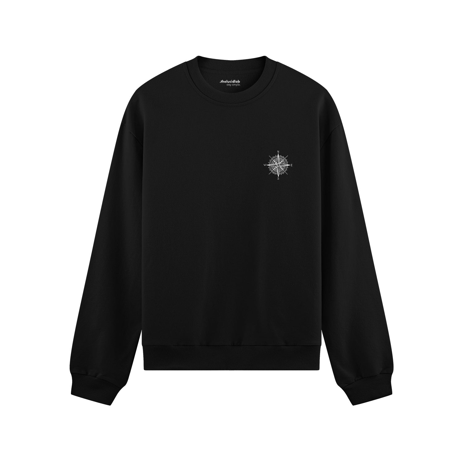 Saint Tropez Sailing Club Oversize Sweatshirt - Siyah - ön görünüm