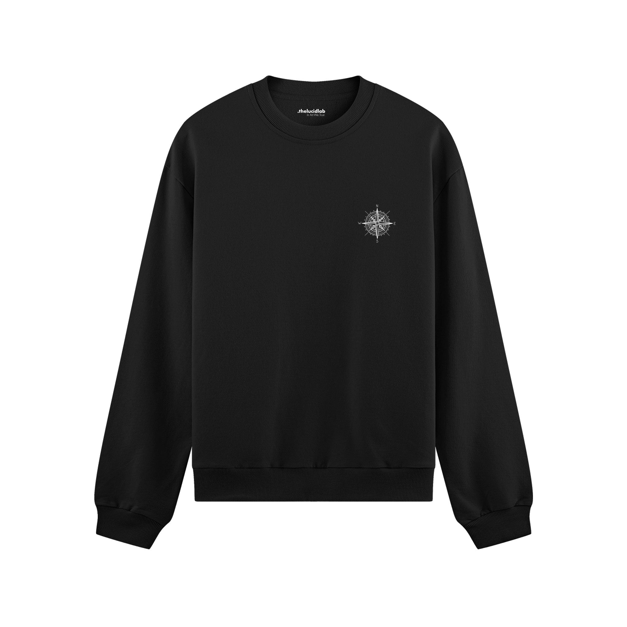 Saint Tropez Sailing Club Oversize Sweatshirt - Siyah - ön görünüm
