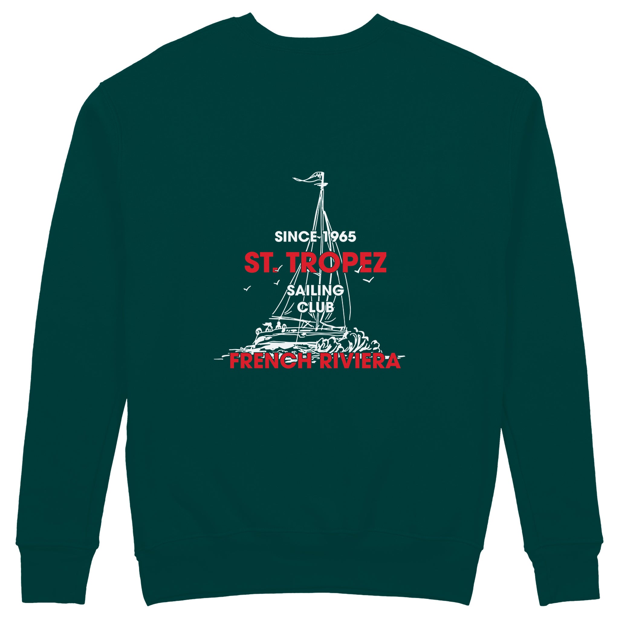 Saint Tropez Sailing Club Sweatshirt - Antrasit - arka görünüm