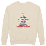 Saint Tropez Sailing Club Sweatshirt - Bej - arka görünüm