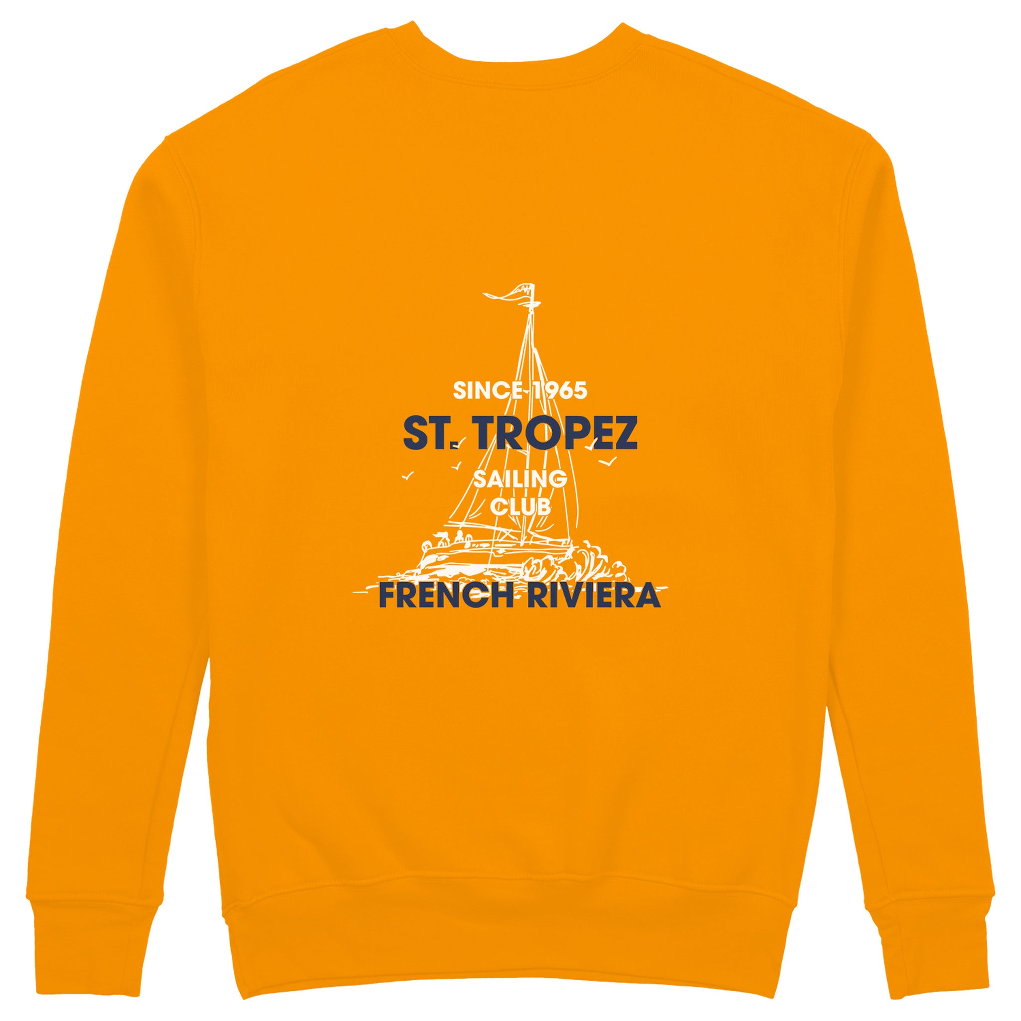 Saint Tropez Sailing Club Sweatshirt - Turuncu - arka görünüm