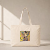 Lady with a Fan Club Tote Bag – kanvas çanta ön görünüm