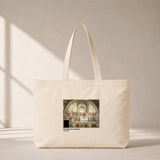 The School of Athens Club Tote Bag – kanvas çanta ön görünüm