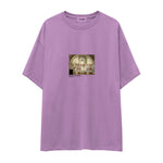 The School of Athens Oversize Tişört – Lila