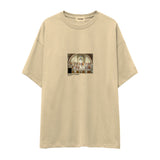 The School of Athens Oversize Tişört – Krem