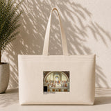 The School of Athens Weekend Tote Bag – kanvas çanta ön görünüm
