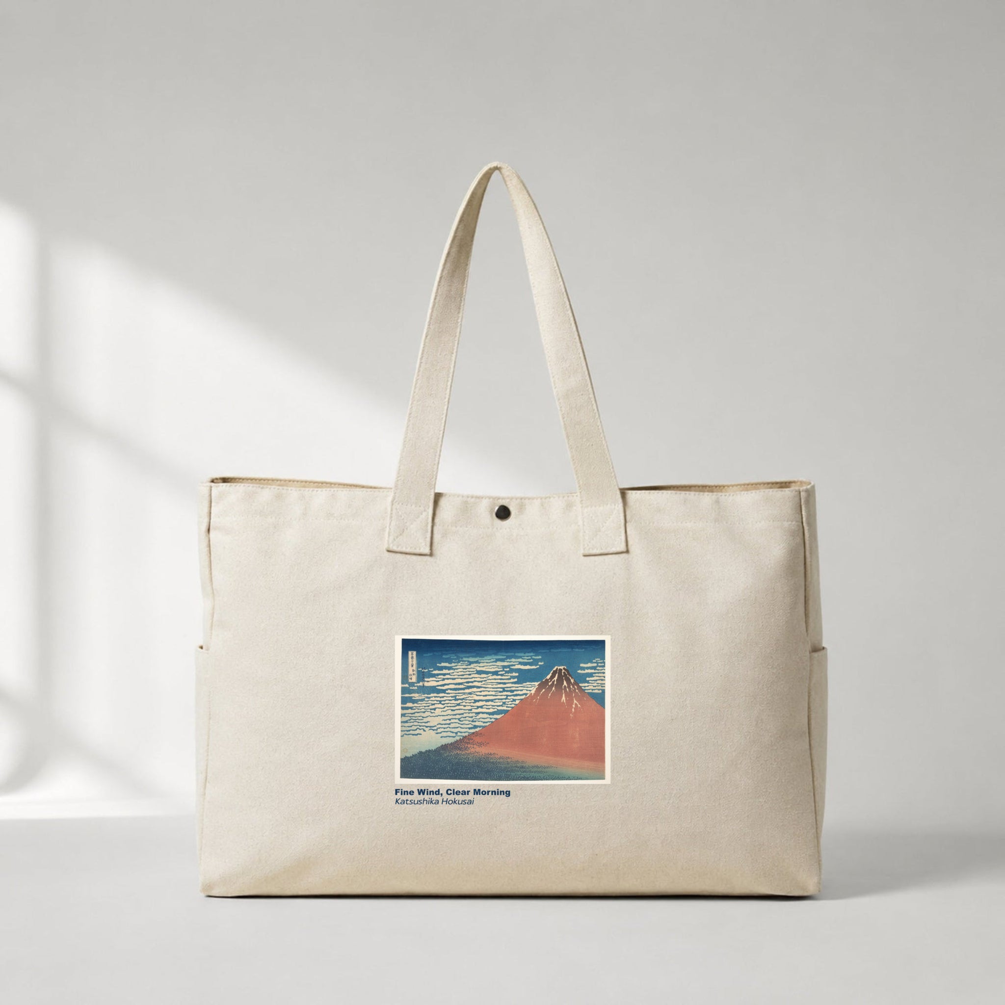 Fine Wind, Clear Morning Daily Tote Bag – kanvas çanta ön görünüm