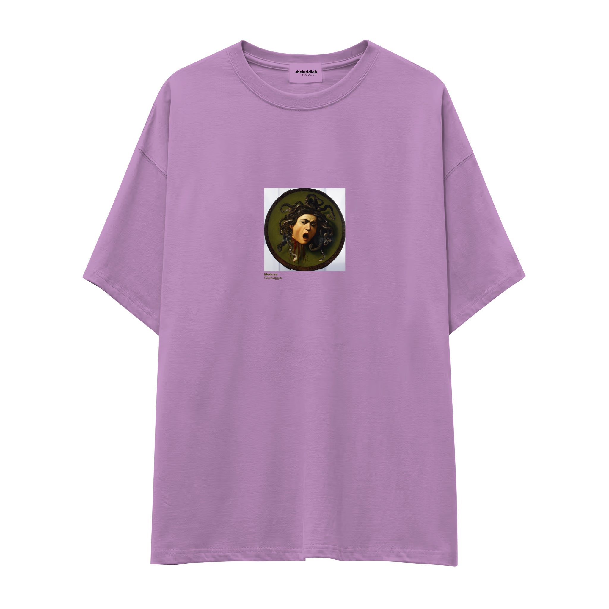 Medusa Oversize Tişört – Lila