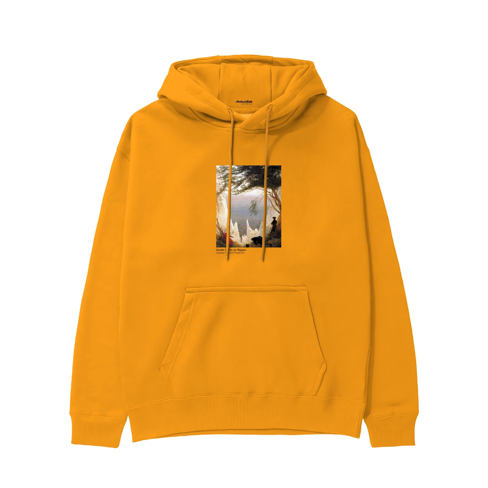 Chalk Cliffs on Rügen Hoodie – Turuncu