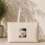 Chalk Cliffs on Rügen Weekend Tote Bag – kanvas çanta ön görünüm