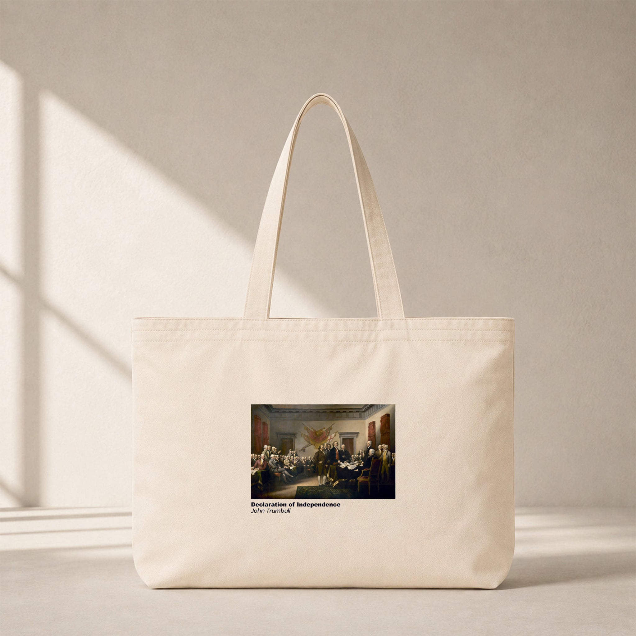 Declaration of Independence Club Tote Bag – kanvas çanta ön görünüm