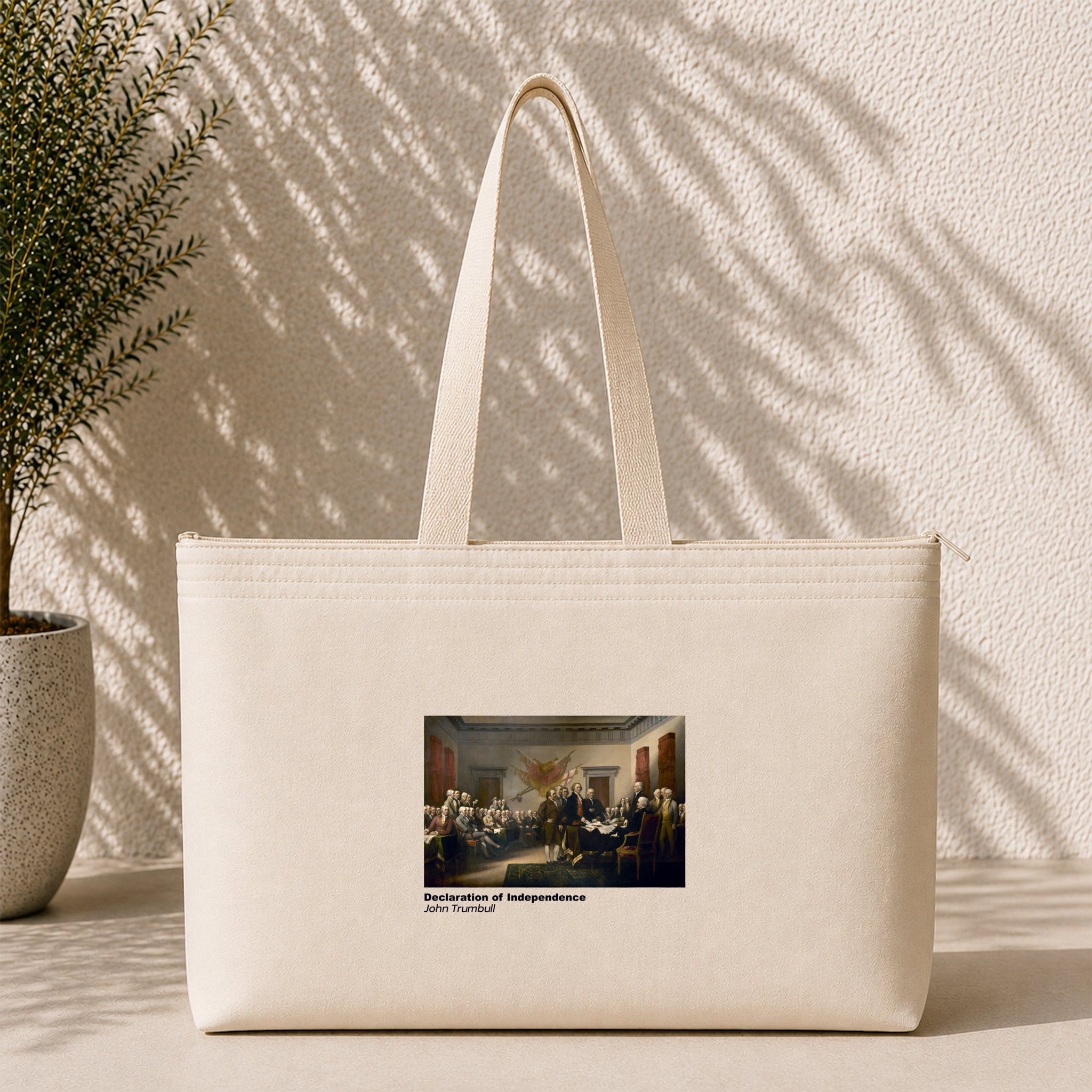 Declaration of Independence Weekend Tote Bag – kanvas çanta ön görünüm