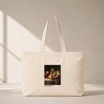 Judith Slaying Holofernes Club Tote Bag – kanvas çanta ön görünüm