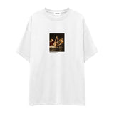 Judith Slaying Holofernes Oversize Tişört – Beyaz