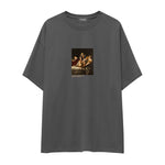 Judith Slaying Holofernes Oversize Tişört – Antrasit