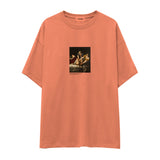 Judith Slaying Holofernes Oversize Tişört – Somon