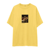 Judith Slaying Holofernes Oversize Tişört – Sarı