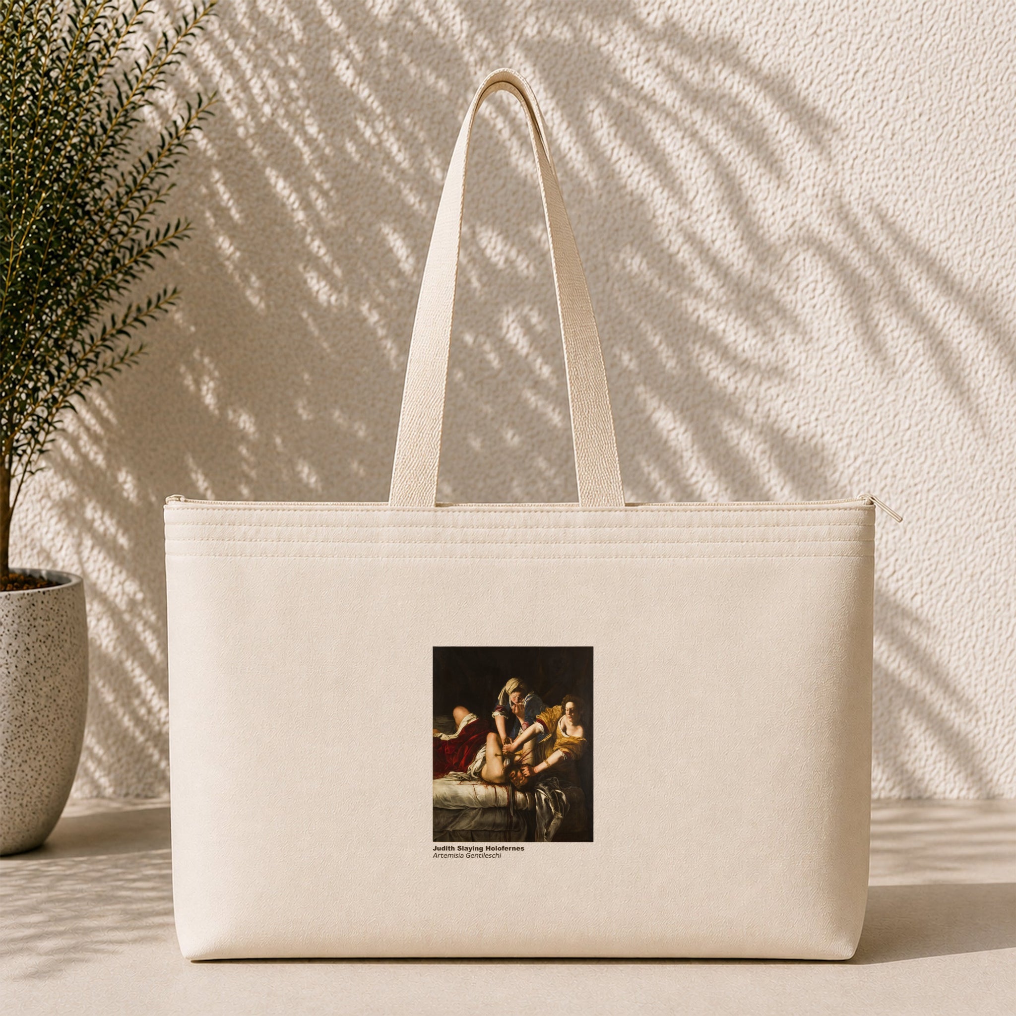 Judith Slaying Holofernes Weekend Tote Bag – kanvas çanta ön görünüm