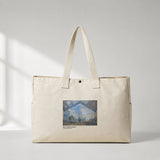 Gare Saint-Lazare Daily Tote Bag – kanvas çanta ön görünüm