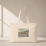 Orchard with Cypresses Club Tote Bag – kanvas çanta ön görünüm