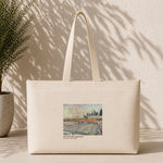 Orchard with Cypresses Weekend Tote Bag – kanvas çanta ön görünüm