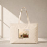 Fur Traders Descending the Missouri Club Tote Bag – kanvas çanta ön görünüm