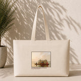 Fur Traders Descending the Missouri Weekend Tote Bag – kanvas çanta ön görünüm