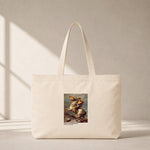 Napoleon Crossing the Alps Club Tote Bag – kanvas çanta ön görünüm