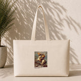 Napoleon Crossing the Alps Weekend Tote Bag – kanvas çanta ön görünüm