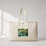 La Grenouillère Daily Tote Bag – kanvas çanta ön görünüm