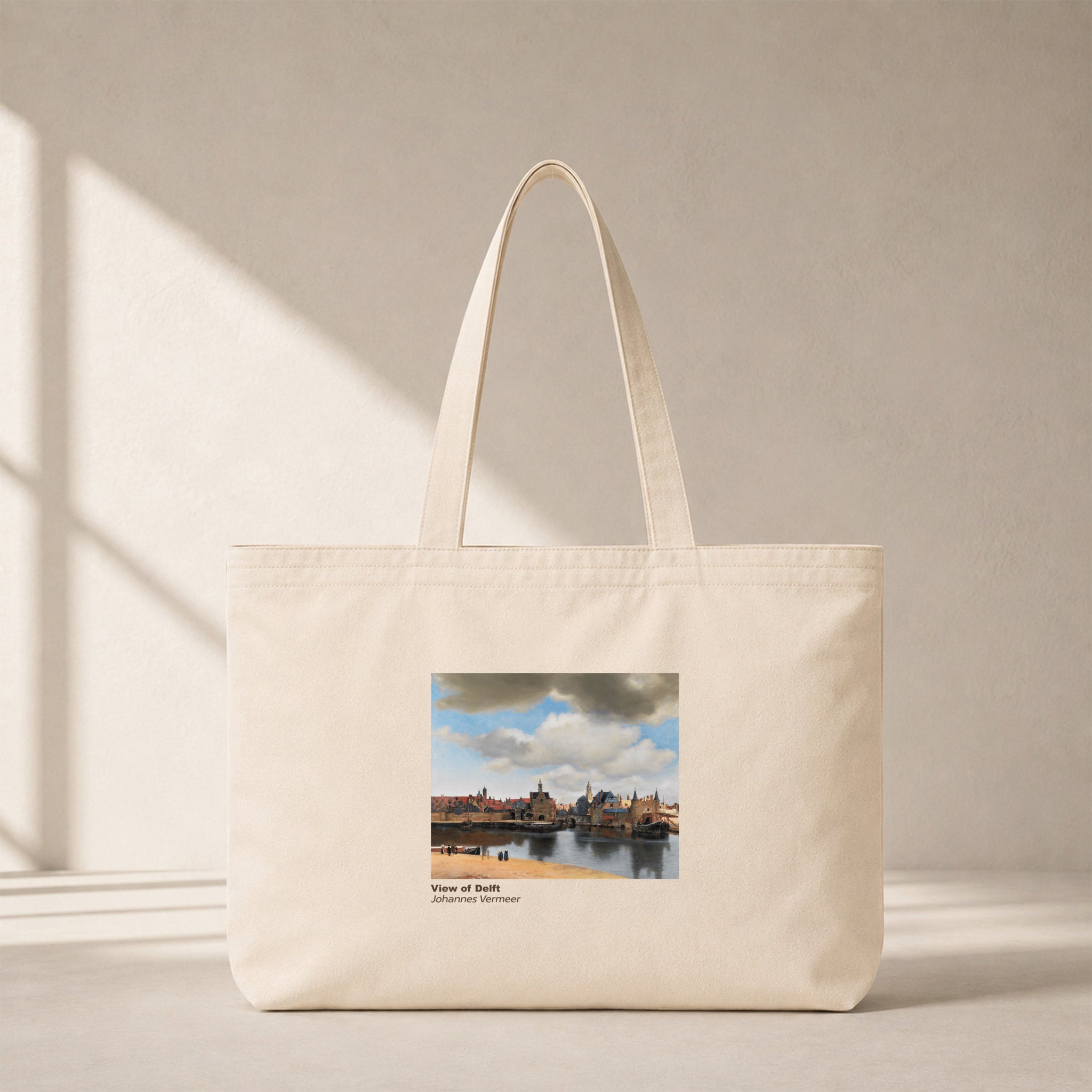 View of Delft Club Tote Bag – kanvas çanta ön görünüm