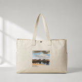 View of Delft Daily Tote Bag – kanvas çanta ön görünüm