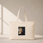 The Storm on the Sea of Galilee Club Tote Bag – kanvas çanta ön görünüm