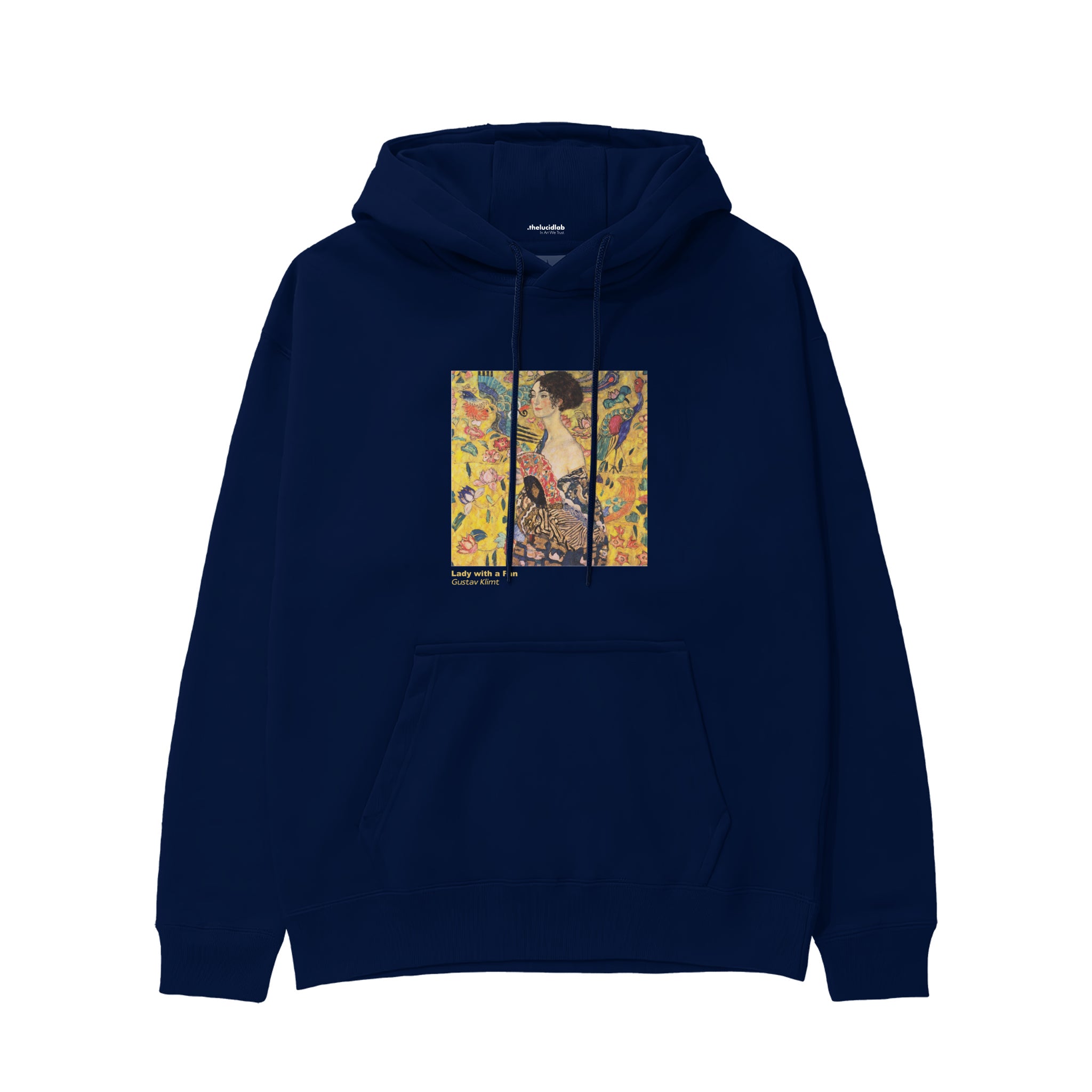 Lady with a Fan Hoodie – Lacivert