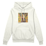 Lady with a Fan Oversize Hoodie – Beyaz