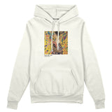 Lady with a Fan Oversize Hoodie – Beyaz