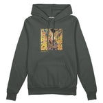 Lady with a Fan Oversize Hoodie – Antrasit