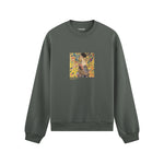Lady with a Fan Oversize Sweatshirt – Antrasit