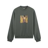 Lady with a Fan Oversize Sweatshirt – Antrasit