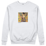 Lady with a Fan Sweatshirt – Beyaz